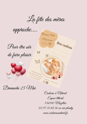 bon cadeau fte des mres